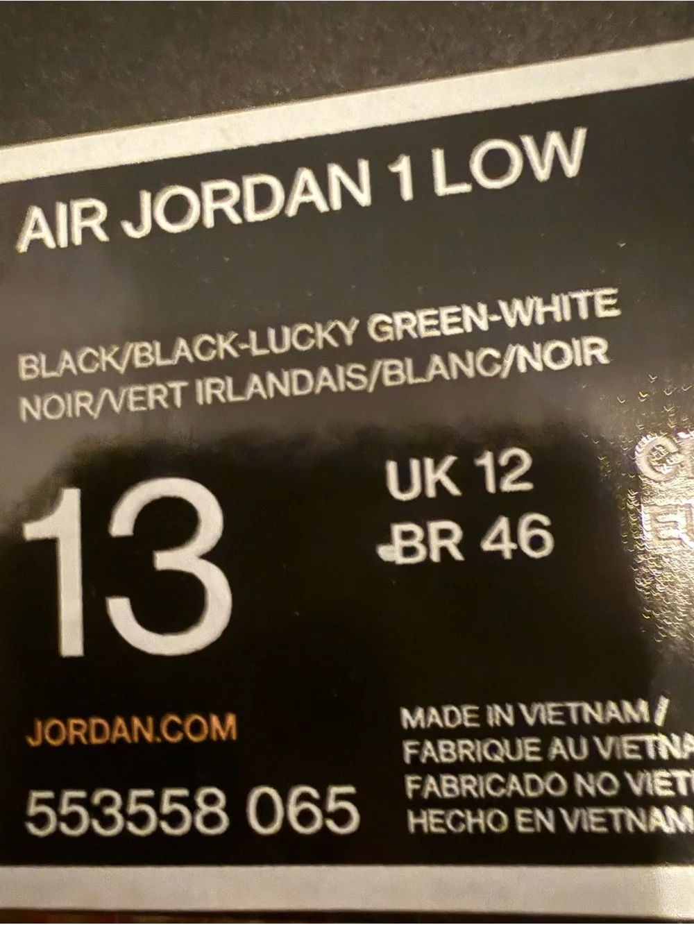 Jordan low cut